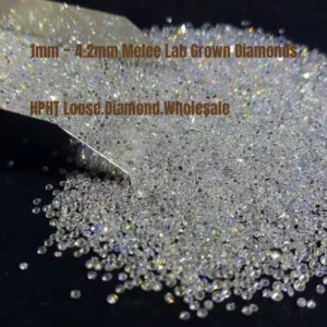 Frankreich Premium 1 Karat HPHT Im Labor gezüchtete Diamanten 0,9-3mm Melee